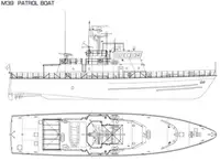 Bateau patrouilleur à vendre