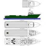 Bateau de transport d'équipage à vendre