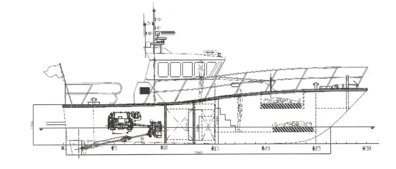 Bateau patrouilleur à vendre