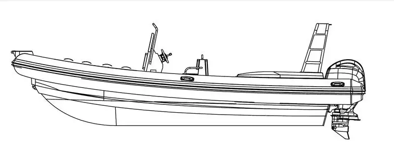 Bateau pneumatique semi-rigide à vendre
