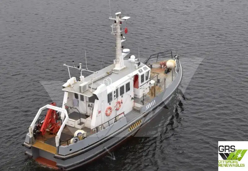 Navire d'arpentage à vendre