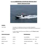 Bateau patrouilleur à vendre