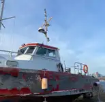 Bateau-pompier à vendre