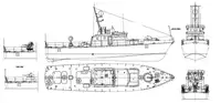 Bateau patrouilleur à vendre