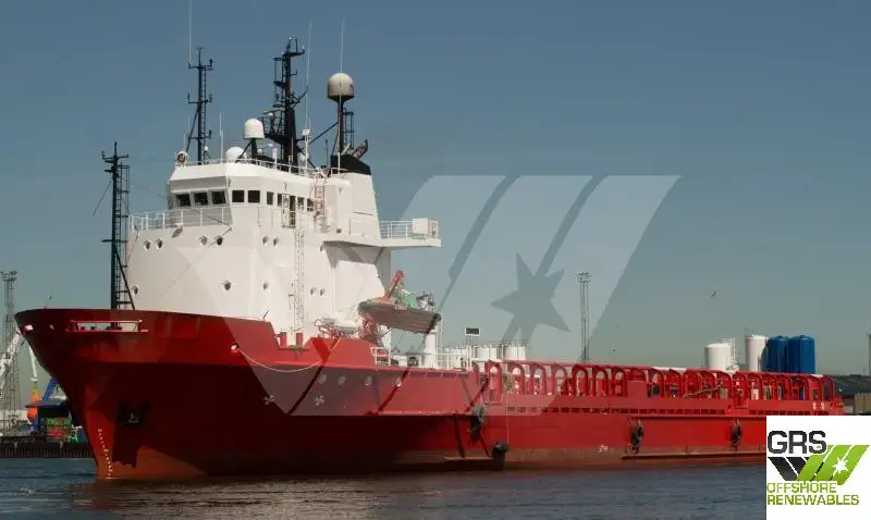 Navire d'approvisionnement de plateformes (PSV) à vendre