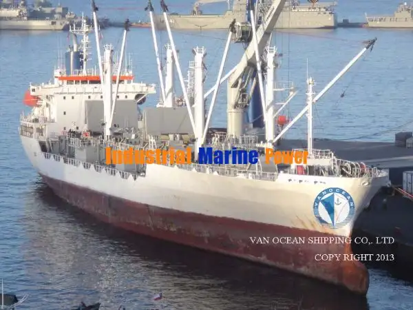 Navire frigorifique à vendre