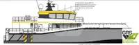 Wind farm service vessel à vendre