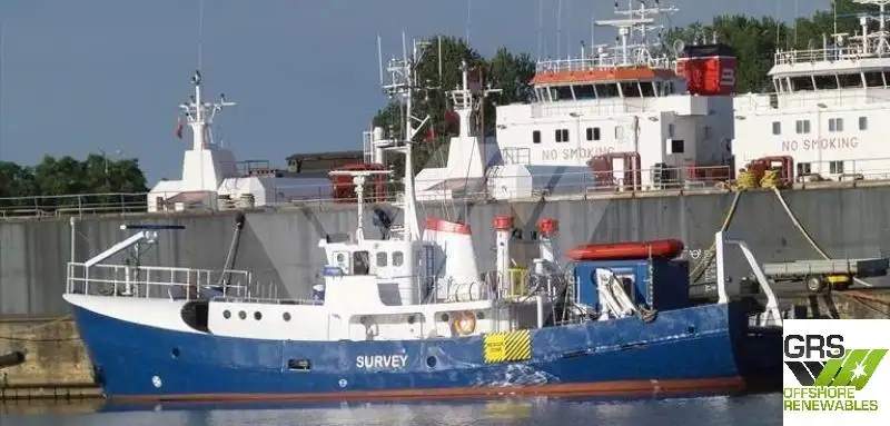 Navire d'arpentage à vendre