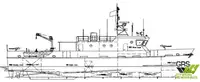 Bateau patrouilleur à vendre