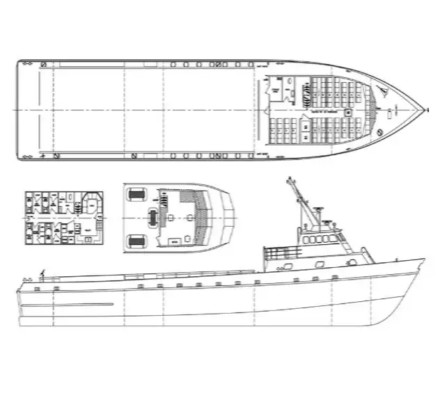 Bateau de transport d'équipage à vendre