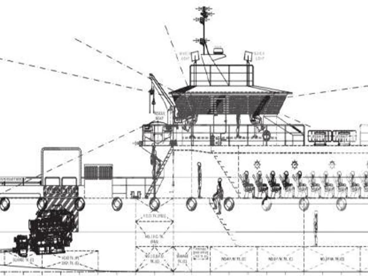 Bateau de transport d'équipage à vendre