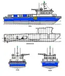 Navire-ferry à vendre