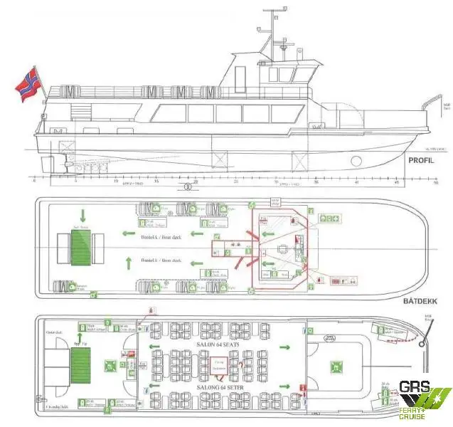 Navire-ferry à vendre