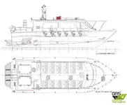 Navire mixte (croisière et transport de marchandises) à vendre