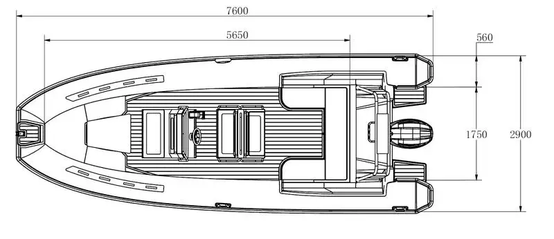 Bateau pneumatique semi-rigide à vendre