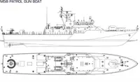 Bateau patrouilleur à vendre