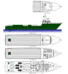Bateau de transport d'équipage à vendre