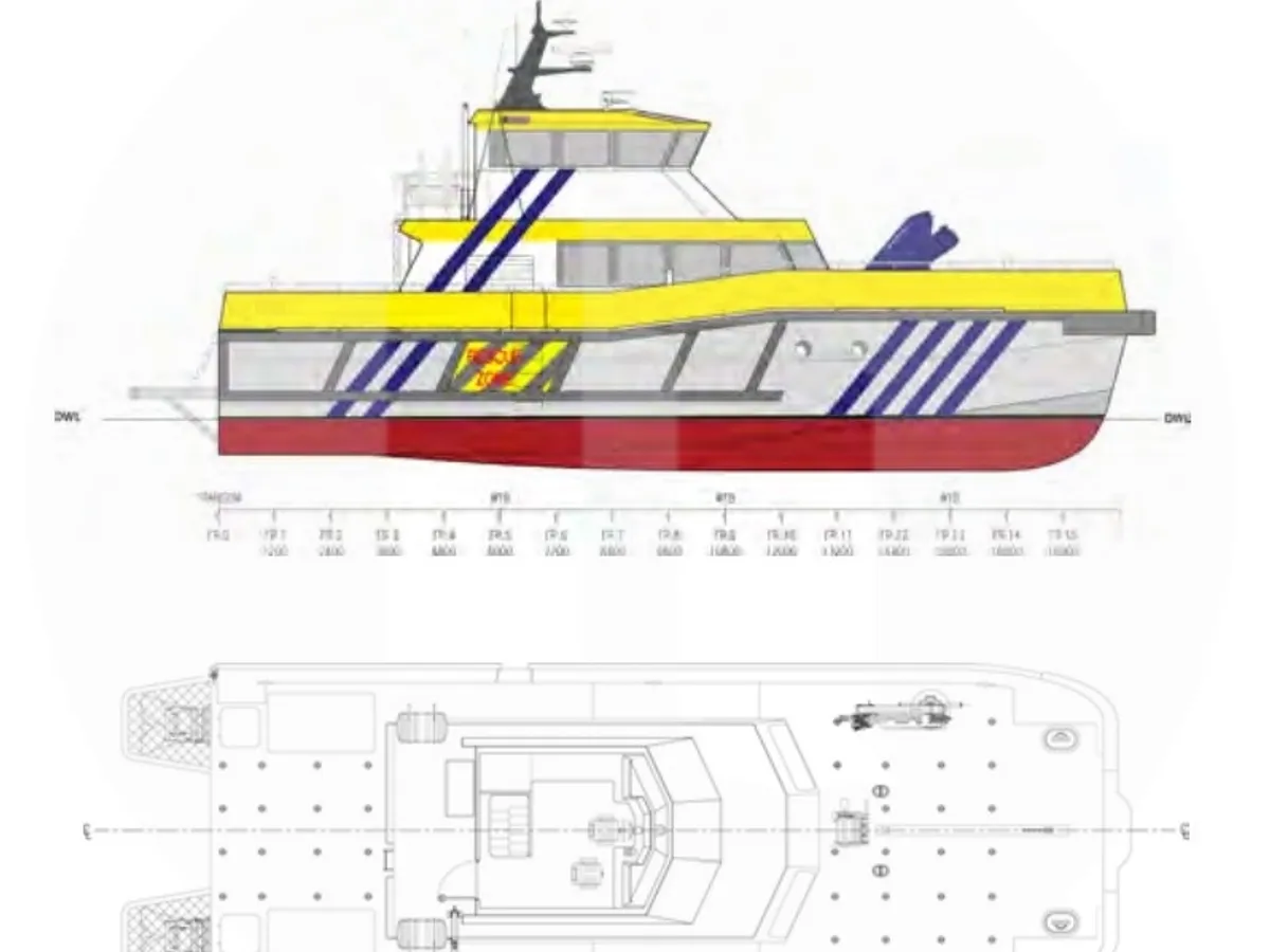 Bateau de transport d'équipage à vendre