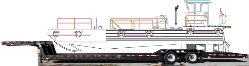Bateau patrouilleur à vendre
