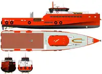 Bateau de transport d'équipage à vendre