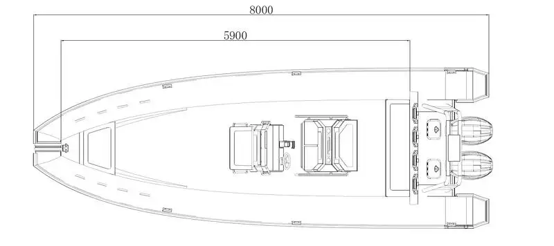 Bateau pneumatique semi-rigide à vendre