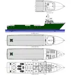Bateau de transport d'équipage à vendre